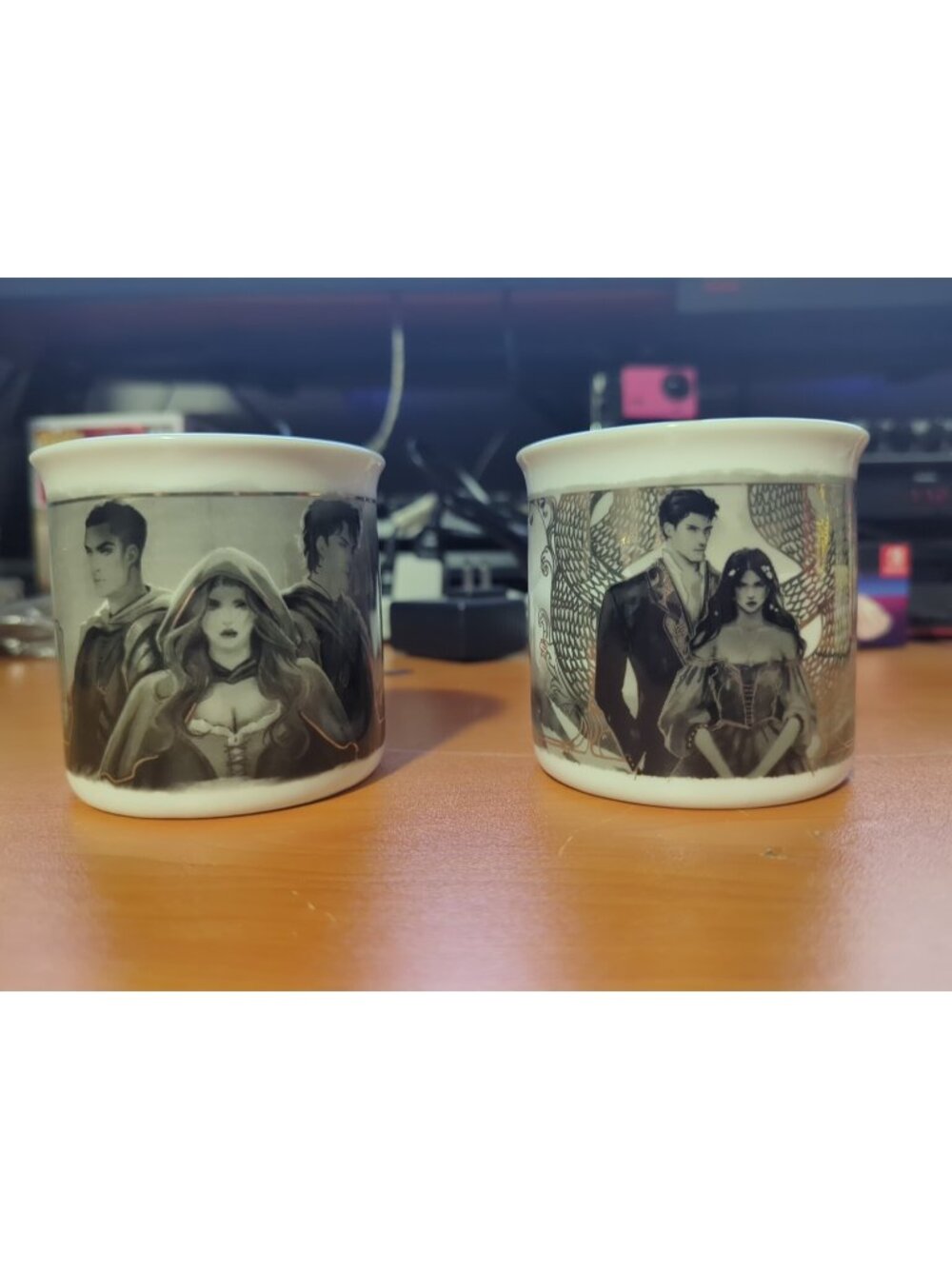 Set of 2 Fairyloot Exclusive Kingdom of the Wicked & From Blood & Ash Mugs 12 oz